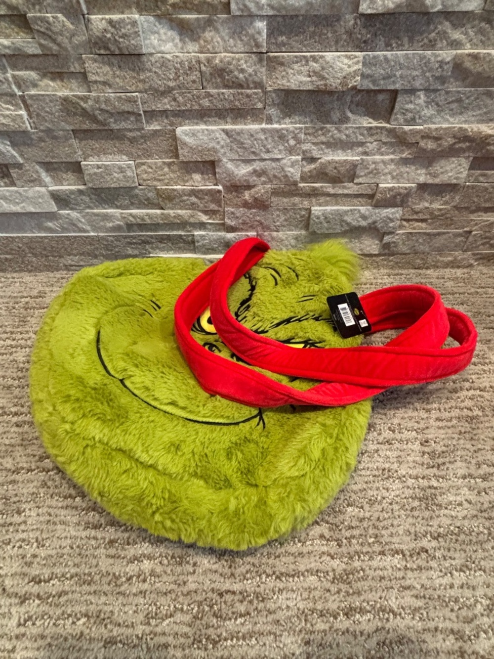 Dr. Seuss’ The Grinch Plush Tote Bag & Wallet Set - Officially Licensed - Picture 9 of 16
